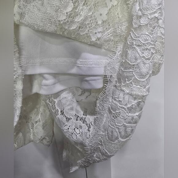 💍Lulus Wishful Wanderings White Lace Bodycon Midi Dress - Size XL🤍 - Picture 8 of 15